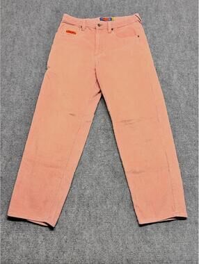 Empyre Relaxed Fit Corduroy Pants Salmon Pink Mens Size 30 Skater Skate Y2K Goth